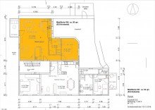 FBStr20_Planung_Grundrisse-mit-Einrichtung_Wohnung2_EG Moderne Wohnung in ruhiger, zentrumsnaher Lage mit Balkon und offener K�che in Wolfach