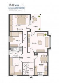 Bild (52bb2d88ddce791bb957f3d0d478d291): Familienfreundliche 5-Zimmer-Wohnung mit viel Platz zum Entfalten