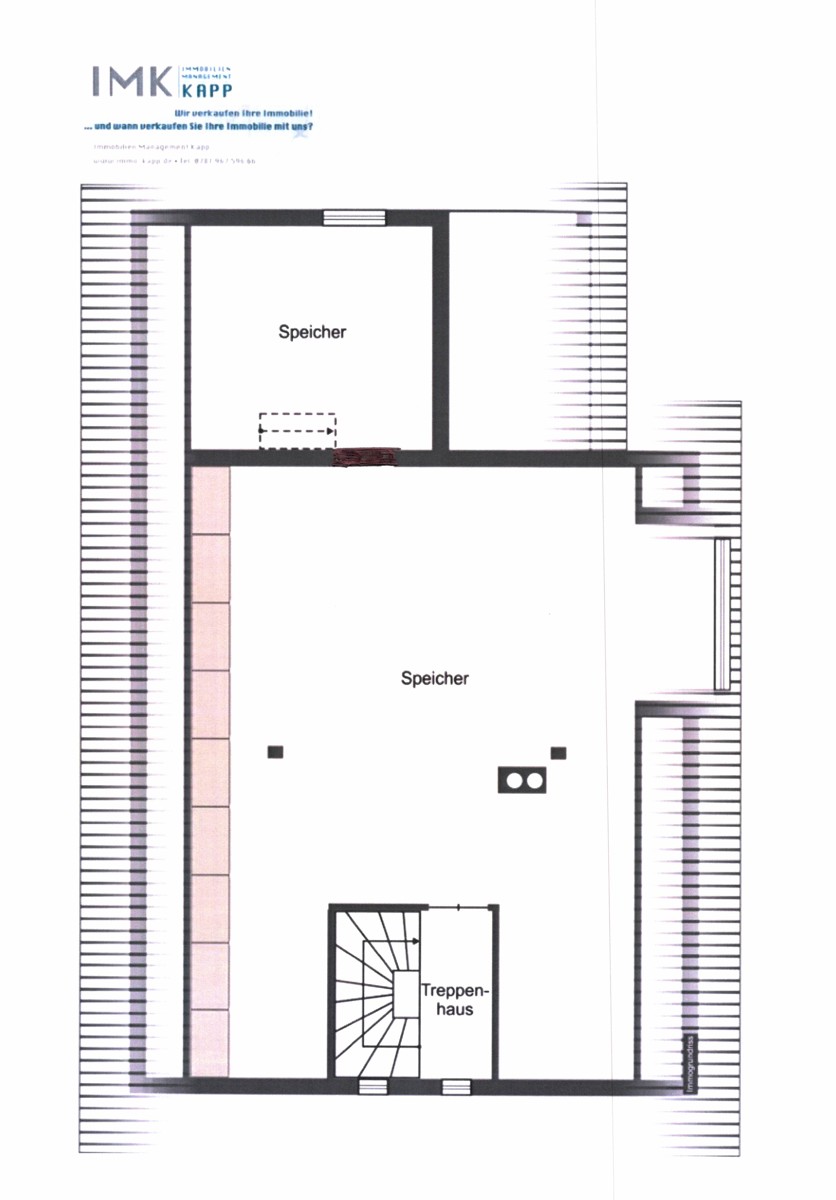 Grundirssplan Speicher Wohnung Offenburg - Weier