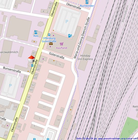 Lageplan Etagenwohnung Offenburg